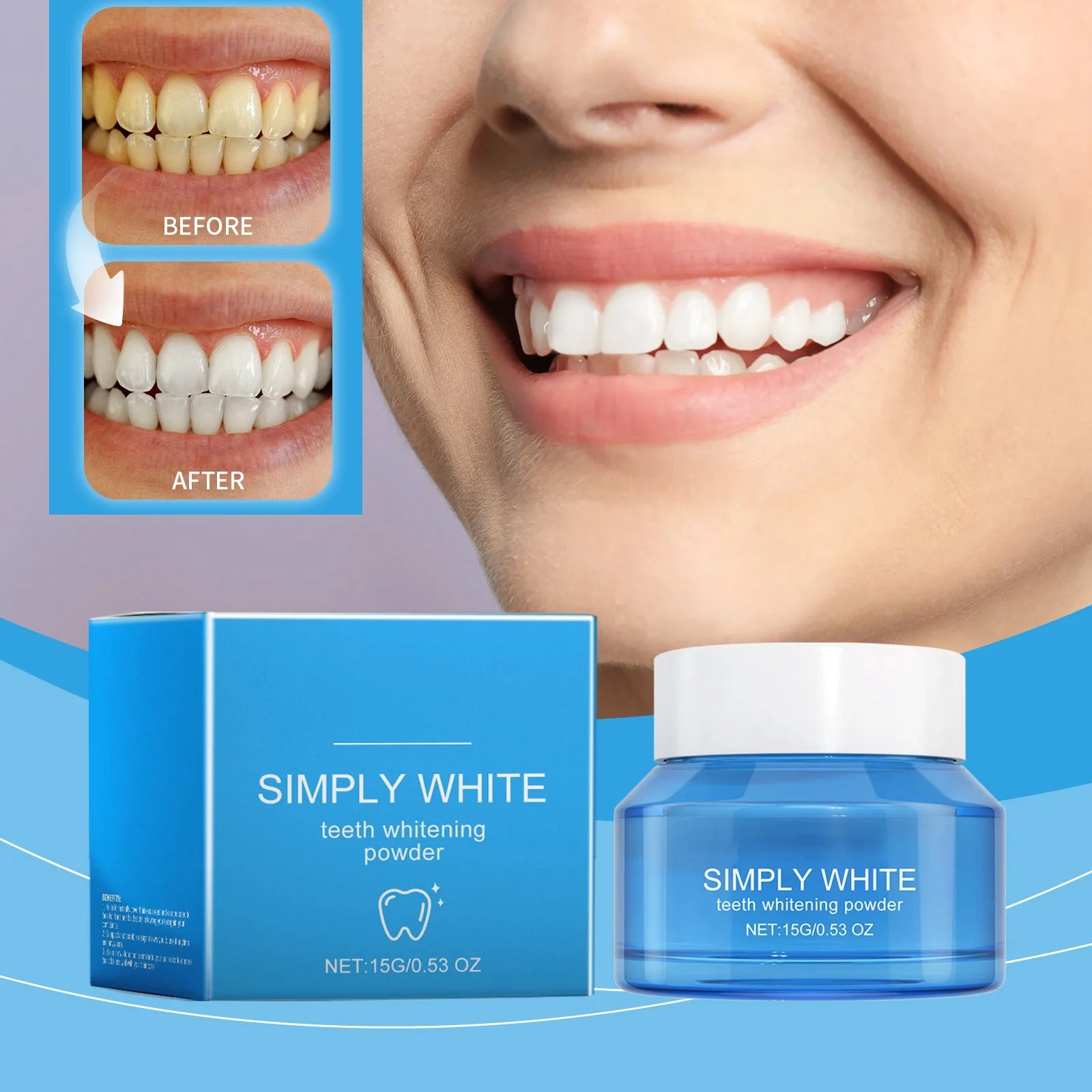 Teeth Powder Remove Plaque Stains Toothpaste Deep Cleaning Fresh Breath Oral Hygiene Dental Tools Teeth Care Toothpaste Powder