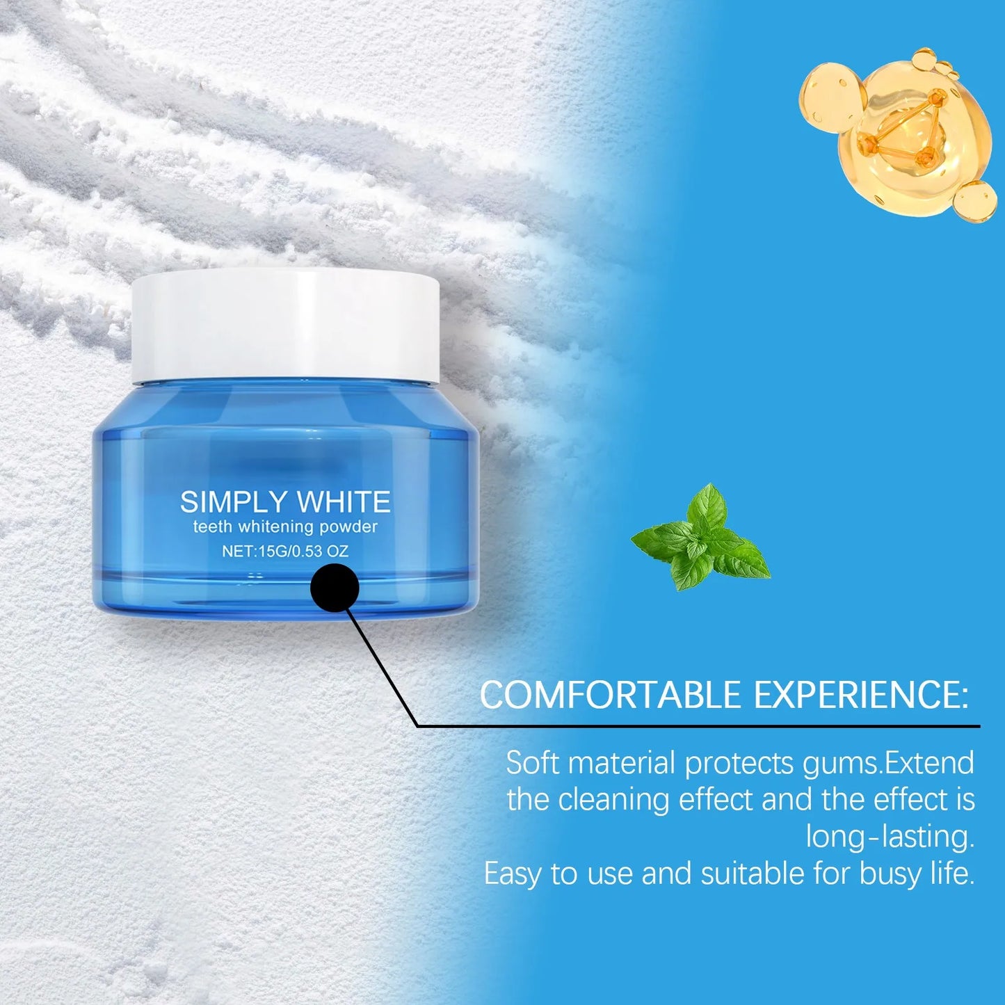 Teeth Powder Remove Plaque Stains Toothpaste Deep Cleaning Fresh Breath Oral Hygiene Dental Tools Teeth Care Toothpaste Powder