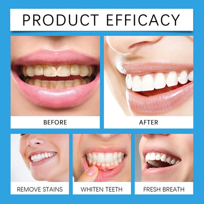 Teeth Powder Remove Plaque Stains Toothpaste Deep Cleaning Fresh Breath Oral Hygiene Dental Tools Teeth Care Toothpaste Powder